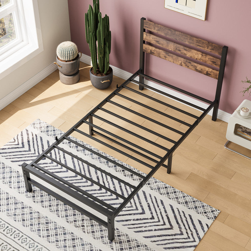 Gewnee TTwin Size Platform Bed Frame