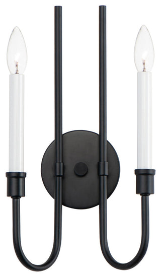 Maxim 11282 Tux 2 Light 11"W Bathroom Vanity Light - Black