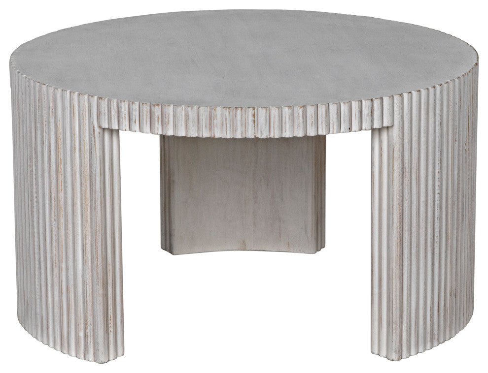 Jgor Side/Coffee Table, White Wash