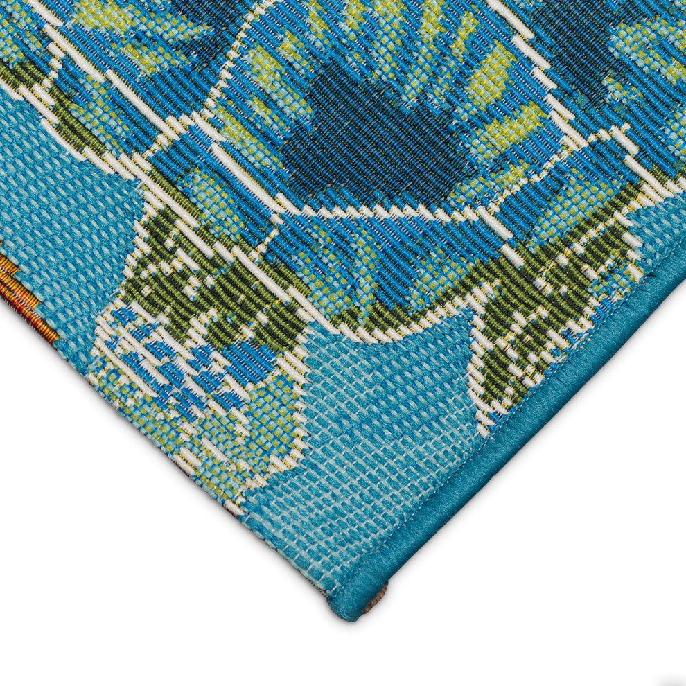 Esencia Seaturtle Garden Indoor/Outdoor Mat Ocean 2'5"x3'11"