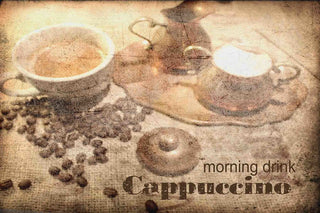 "Cappuccino" Painting Print on Canvas by Irena Orlov