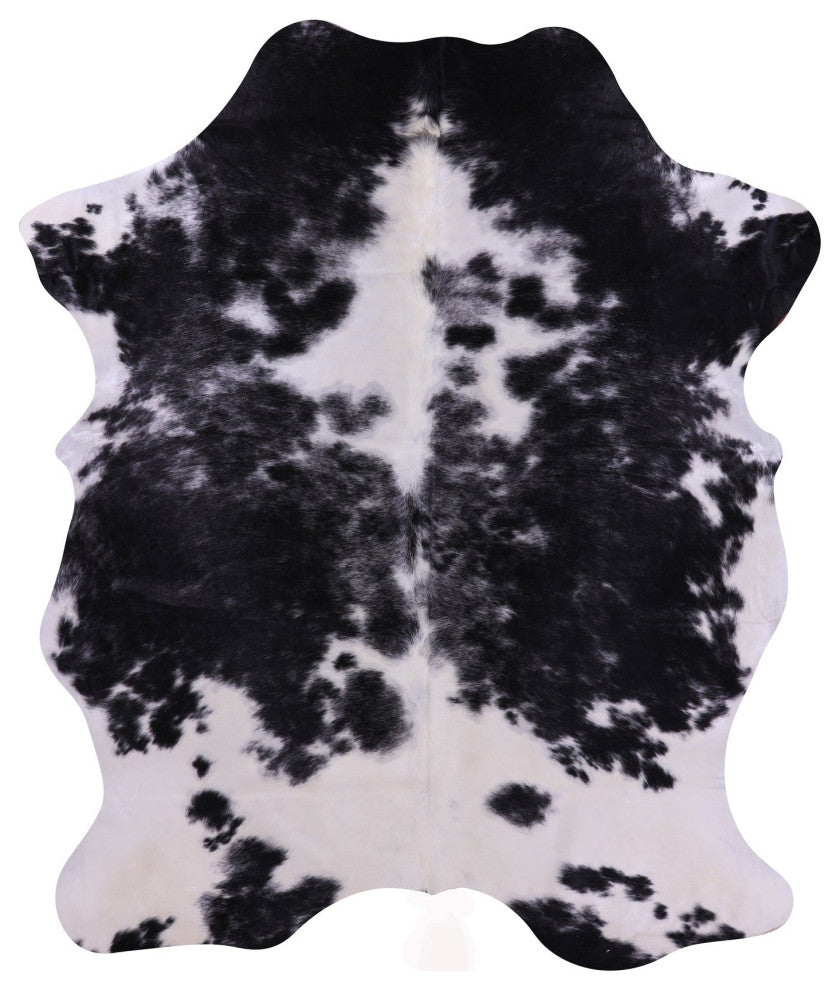 Organic Natural Hair-On Cowhide Area Rug 7' 7" X 6' 0" C1686