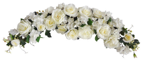 45" Peony, Rose, Hydrangea Swags