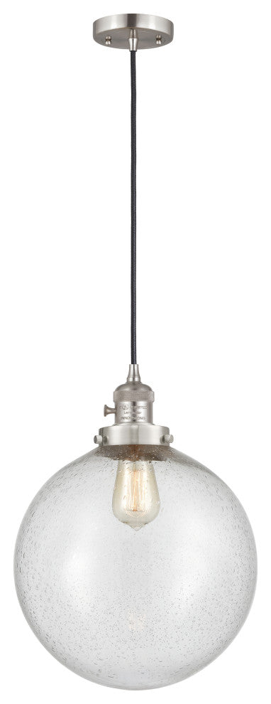 INNOVATIONS 201CSW-SN-G204-12-LED 1-Light Mini Pendant Brushed Satin Nickel