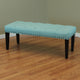 Sopri Upholstered Bench, Sea Green