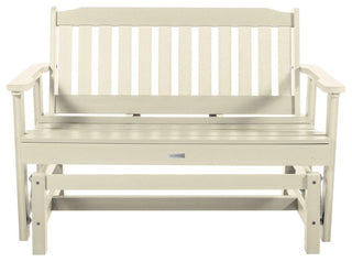 Lehigh Garden Gliding Bench 4', Whitewash