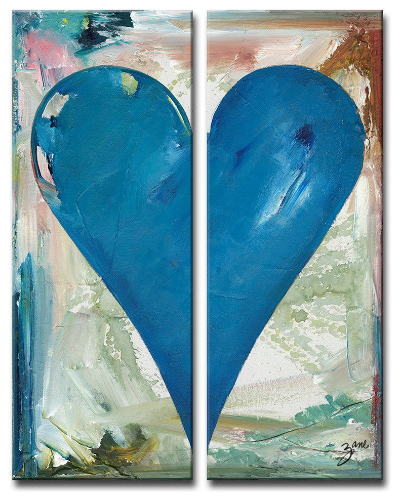 Heartwork "Michael" 2-Piece Canvas Art Set, 30"x12"