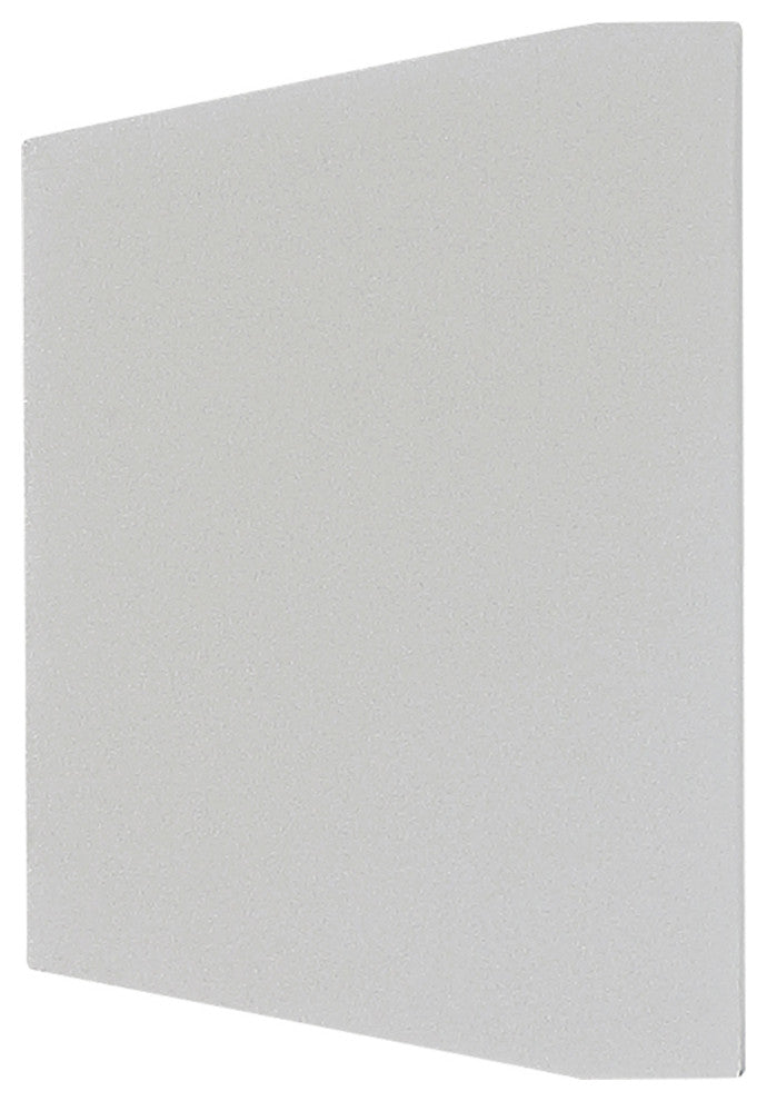 Amora Bi-Directional Wide Outdoor LED Wall Mount, Satin