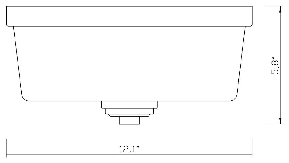 Zlite 220F2-HBR 2-Light Flush Mount, Etched White