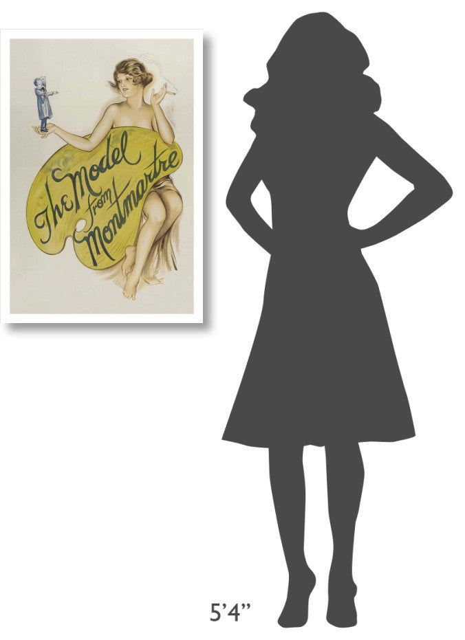 "Vintage Film Posters: Model from Montmartre" Paper Print, 22"x32"