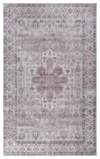 Safavieh Arizona Machine-Washable Collection ARZ243 Rug, Sage/Rust, 6'x9'