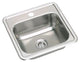 Elkay D115151 DAYTON Drop-In Single Bowl Bar Sink 1 Faucet Holes Satin