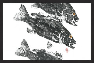 "El Trio" Framed Painting Print, 45"x30"