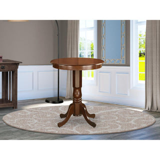 Eden Round Counter Height Table Finished In Mahogany