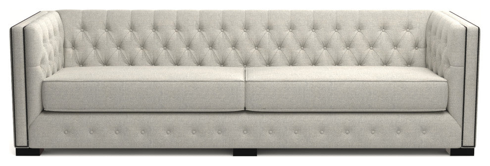 Nativa Interiors Mirel 108" Sofa, Gray, Classic Depth