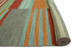 Winchester Kilim Austin Gray/Rust Rug, 5'4x7'9