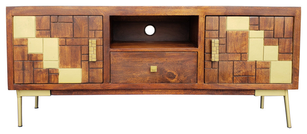 Montevideo Mango Wood Media Center