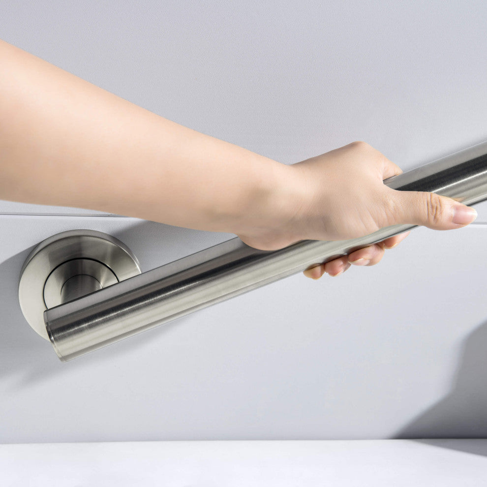 36" Stainless Steel Bathroom Safety Grab Bar, Brushed Nickel