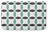 34" x 21" Geometric Bathmat, Pepper