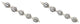 Fabric Ball String Garland, Set of 2