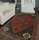 Fine Vintage Distressed Marlon Red Rug