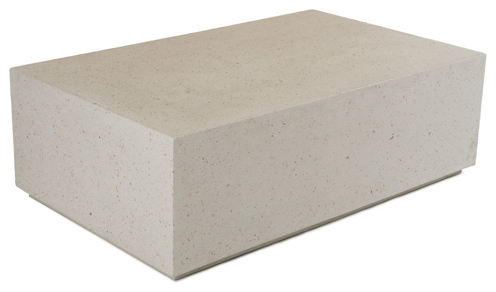 Modrest Fresno Modern Terrazzo Concrete Coffee Table