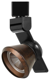 12W LED Track Fixture, Cone Rust