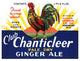 "Club Chanticleer Pale Dry Ginger Ale" Print by Vintage Booze Labels, 24"x19"