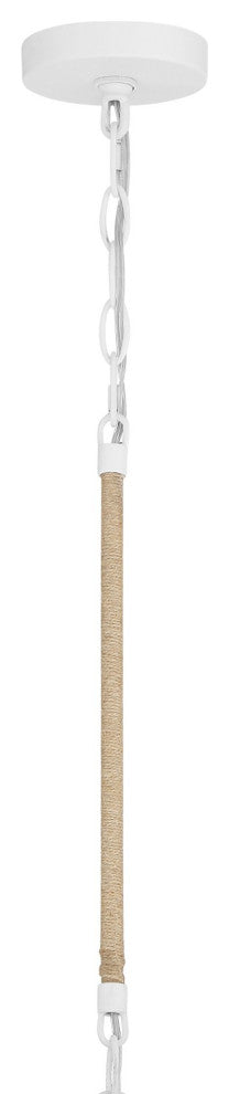 Crystorama Lighting Group JSP-10533 Jasper 3 Light 16"W Pendant - Matte White