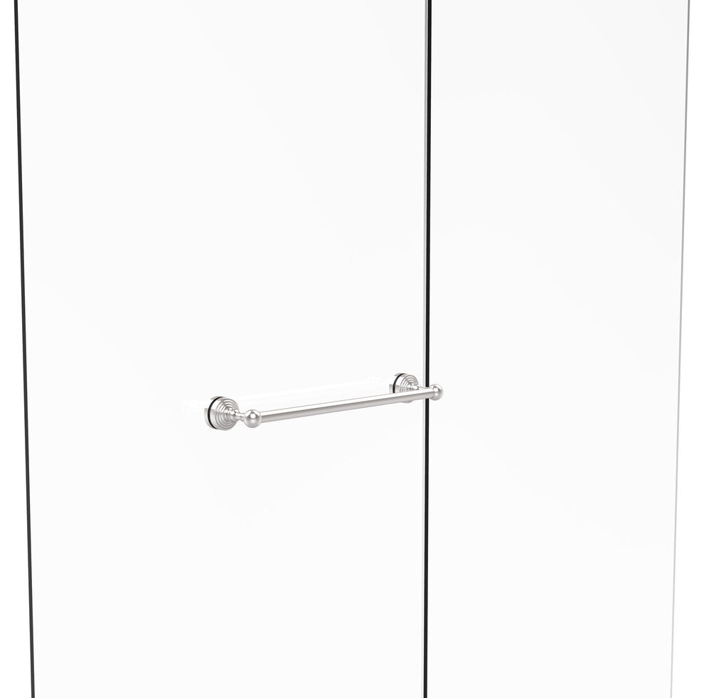 Waverly Place 18" Shower Door Towel Bar, Polished Chrome
