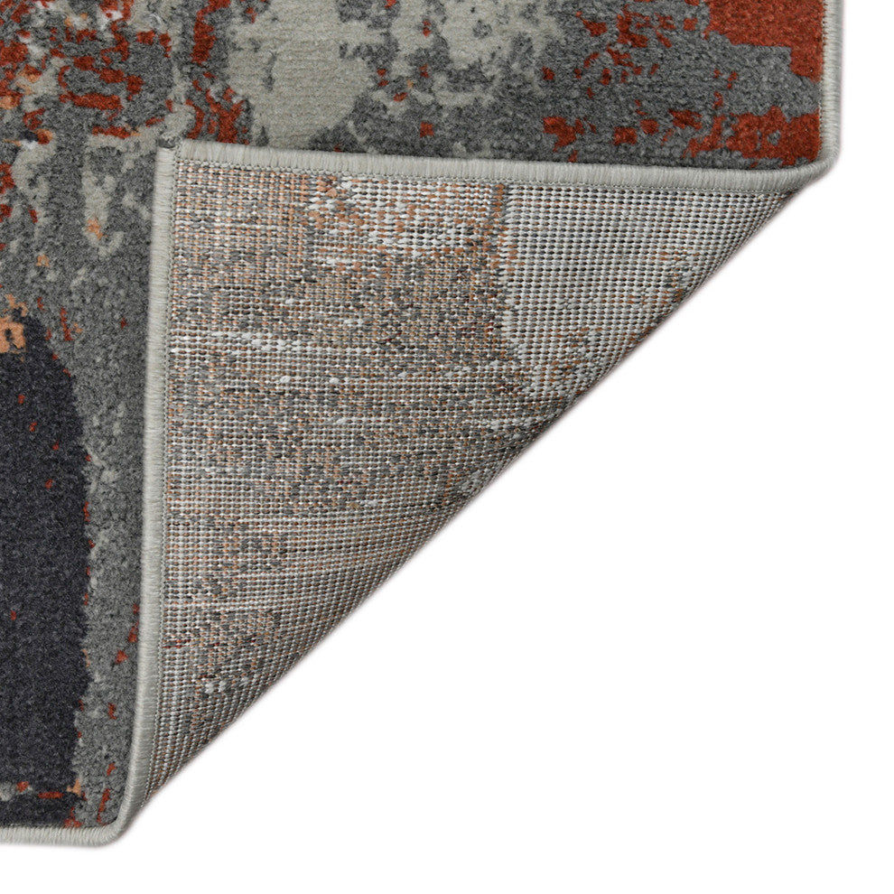 Alpine Ehra Power-Loomed Polypropylene Area Rug, Rust, 10'6" X 13'9"