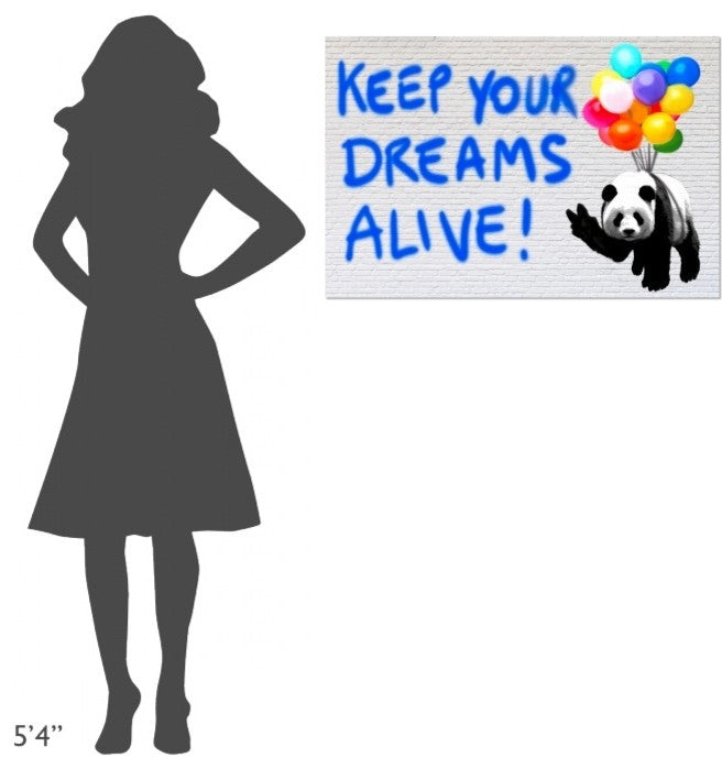 "Keep your dreams alive!" Canvas by Masterfunk Collective, 36x24"