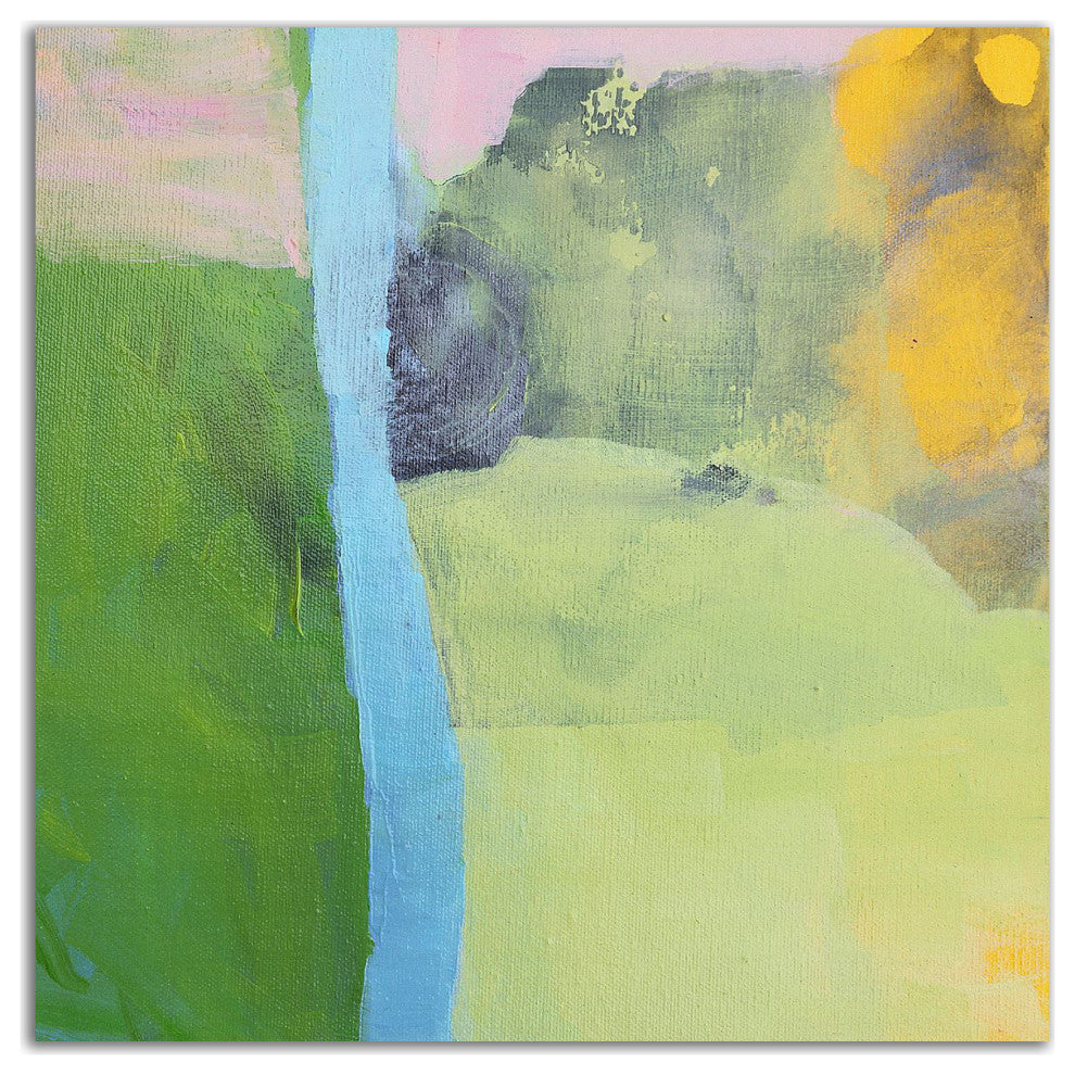 "Moon Haze" by Lina Alattar, Print on Canvas, 14"x14"