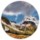 Whistler Mountain British Columbia, Cityscape Wall Round Wall Art, 11"