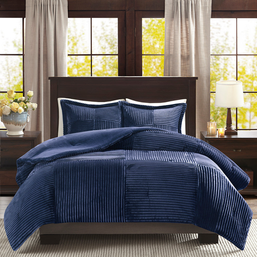 Madison Park Parker Plush Down Alternative Comforter Set