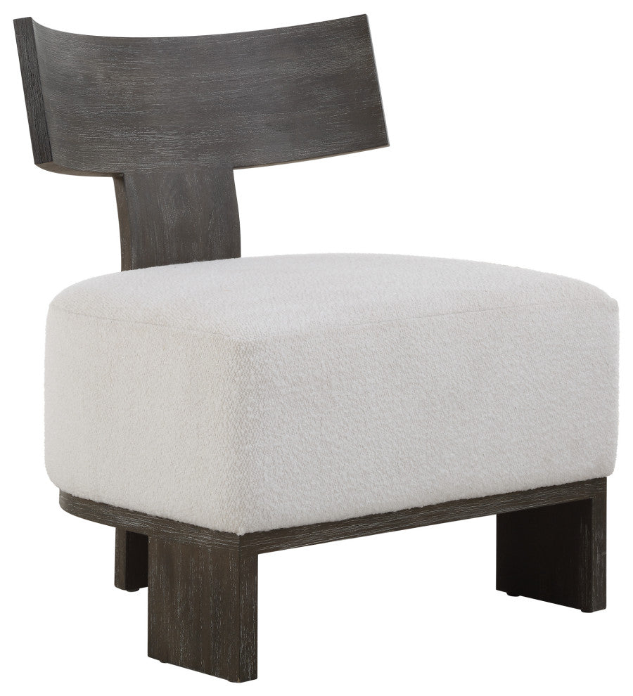 Uttermost - 23833 - Accent Chair - Finlay - Dark Walnut