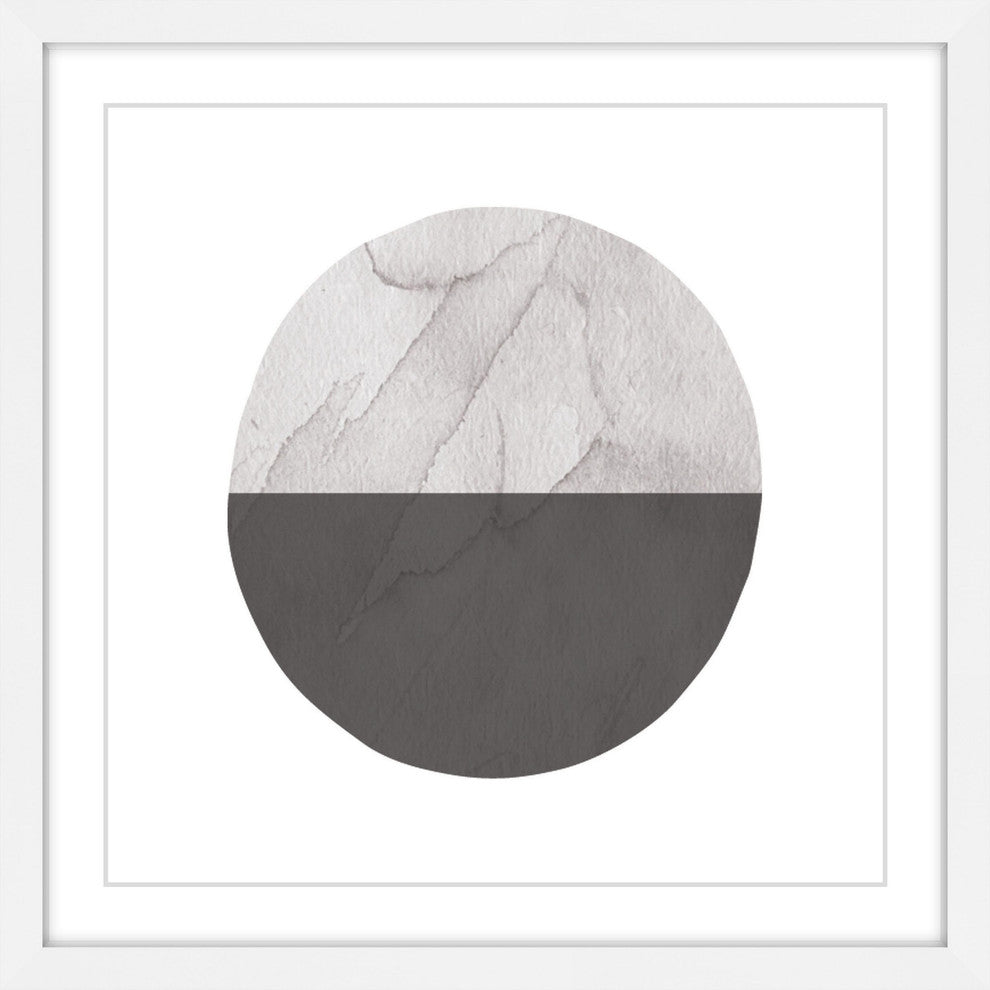 "Half Circle" Framed Painting Print
