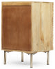 Lesley Modern Handcrafted Mango Wood and Iron Side Table