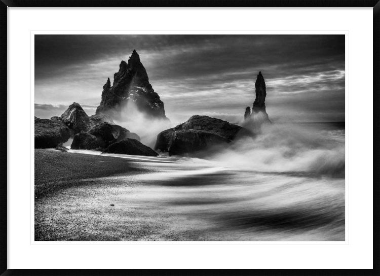 "Iceland Rocks" Framed Digital Print by Philip Eaglesfield, 44x32"