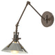 Henry Sconce, Bronze Finish, Sterling Accents