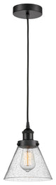 INNOVATIONS LIGHTING 616-1PH-BK-G44 Large Cone 1 Light 10 inch Mini Pendant