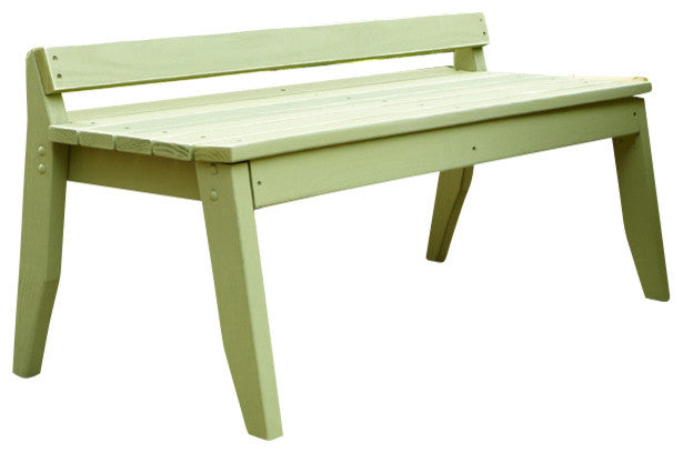 Plaza 2-Seat Bench No Back, B.T. Blue (Distressed)