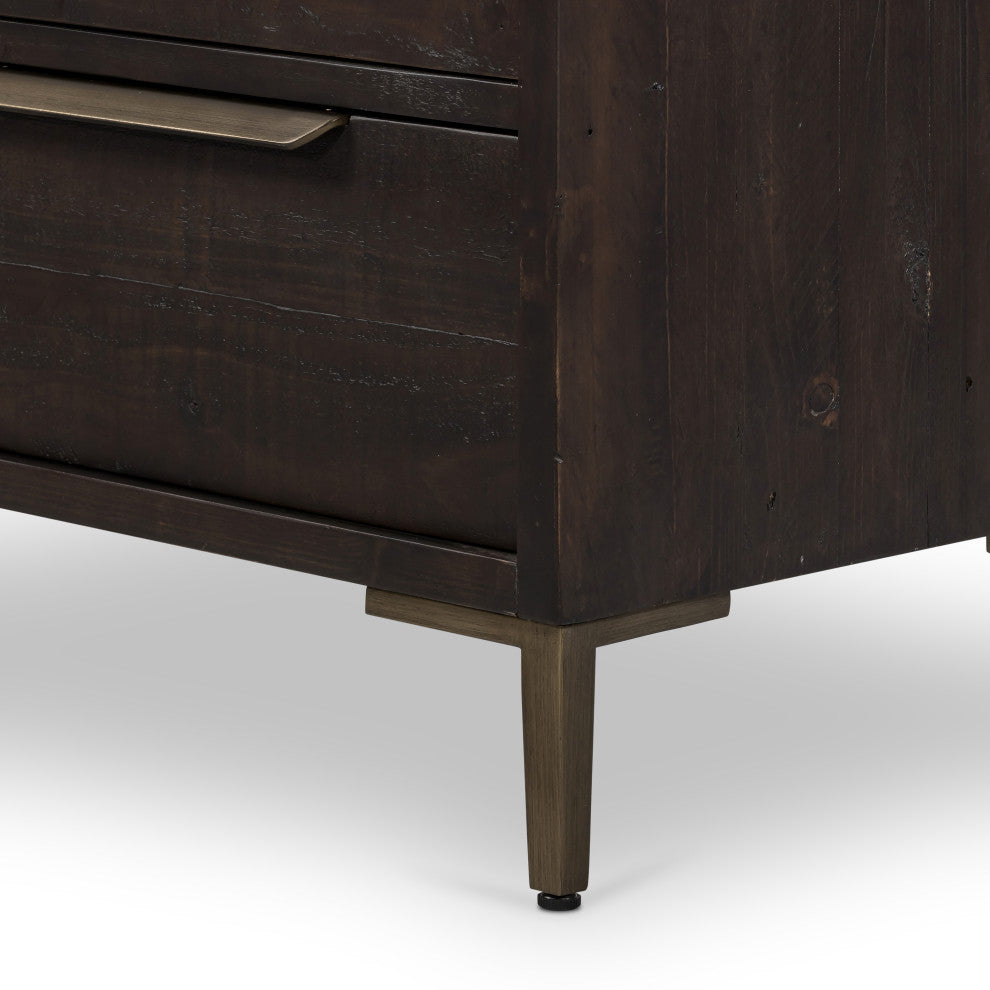 Wyeth 5 Drawer Dresser, Dark Carbon