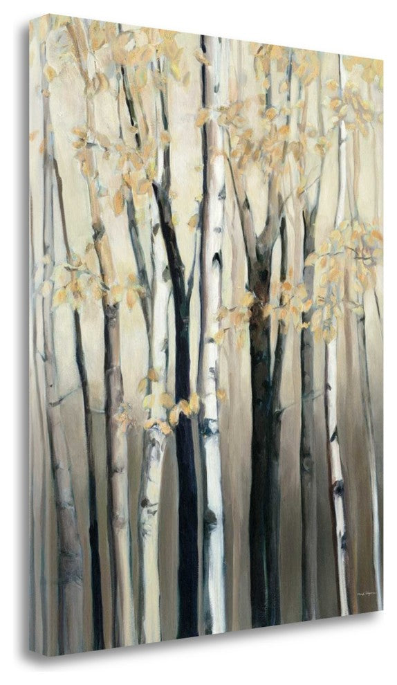 "Golden Birch I" By Marilyn Hageman, Giclee Print on Gallery Wrap Canvas