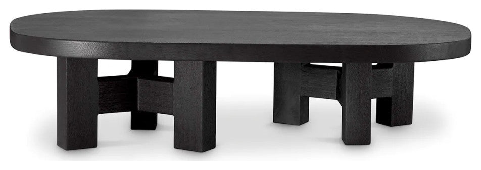 Black Meranti Coffee Table, Eichholtz Libertine