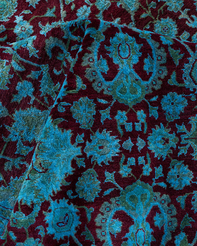 Fine Vibrance, One-of-a-Kind Handmade Area Rug Red, 14'3"x8'2"