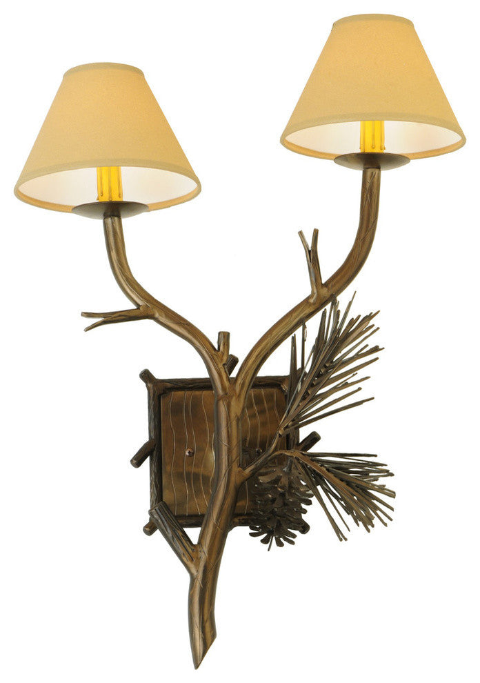 27H Lone Pine 2 LT Wall Sconce