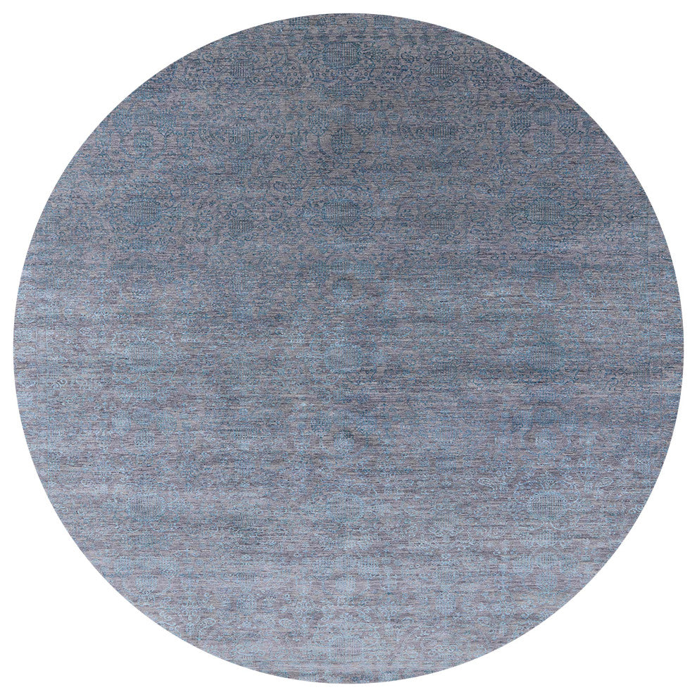 Ahgly Company Indoor Round Mid-Century Modern Area Rugs, 4' Round