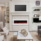Electric Color Changing Fireplace, Wall Mounted 50" by Northwest