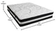 14" Metal Platform Bed Frame, 12" Pocket Spring Mattress & Memory Foam Topper, Black, King